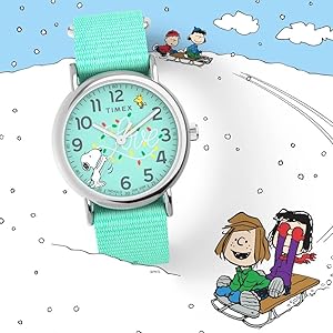 Amazon.com: Timex Women's Analogue Watch Weekender x Peanuts
